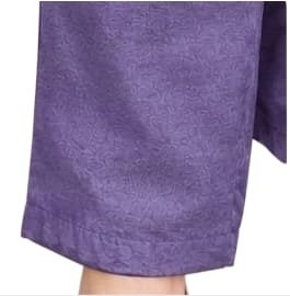 Lavender Purple Embroidered Kurta Pant Set with Dupatta - Image 5
