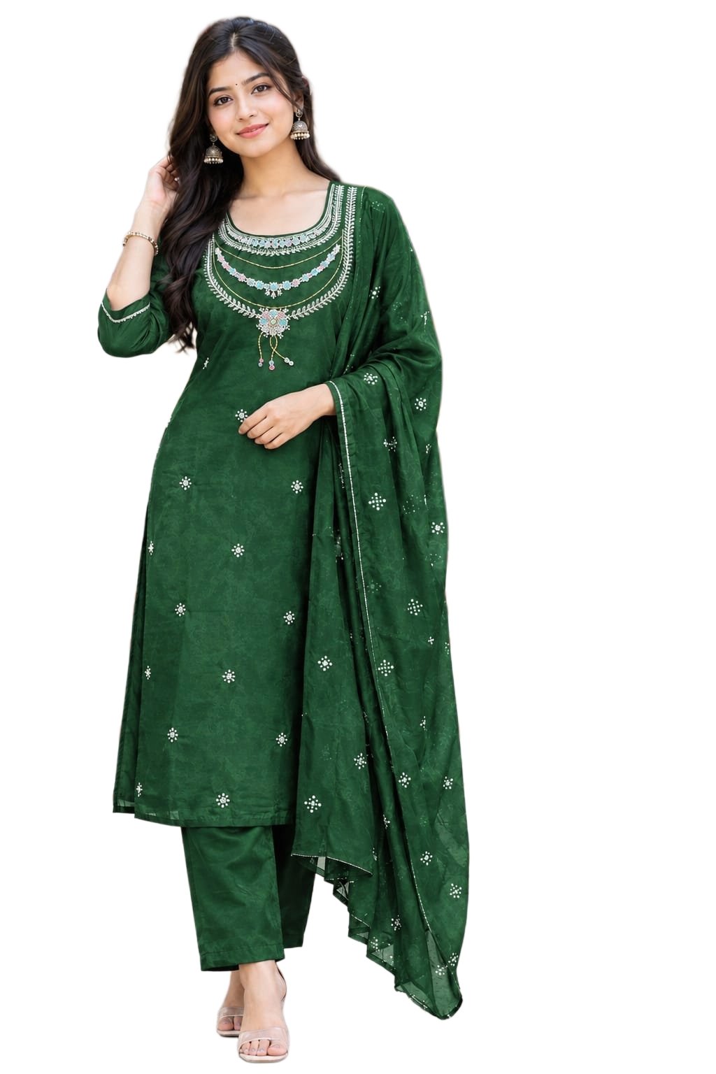 Emerald Purple Kurta Set