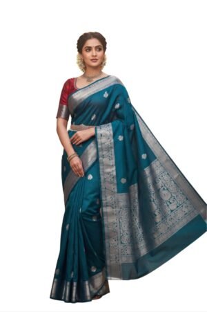 Maheswari Cotton Saree with Contrast BP