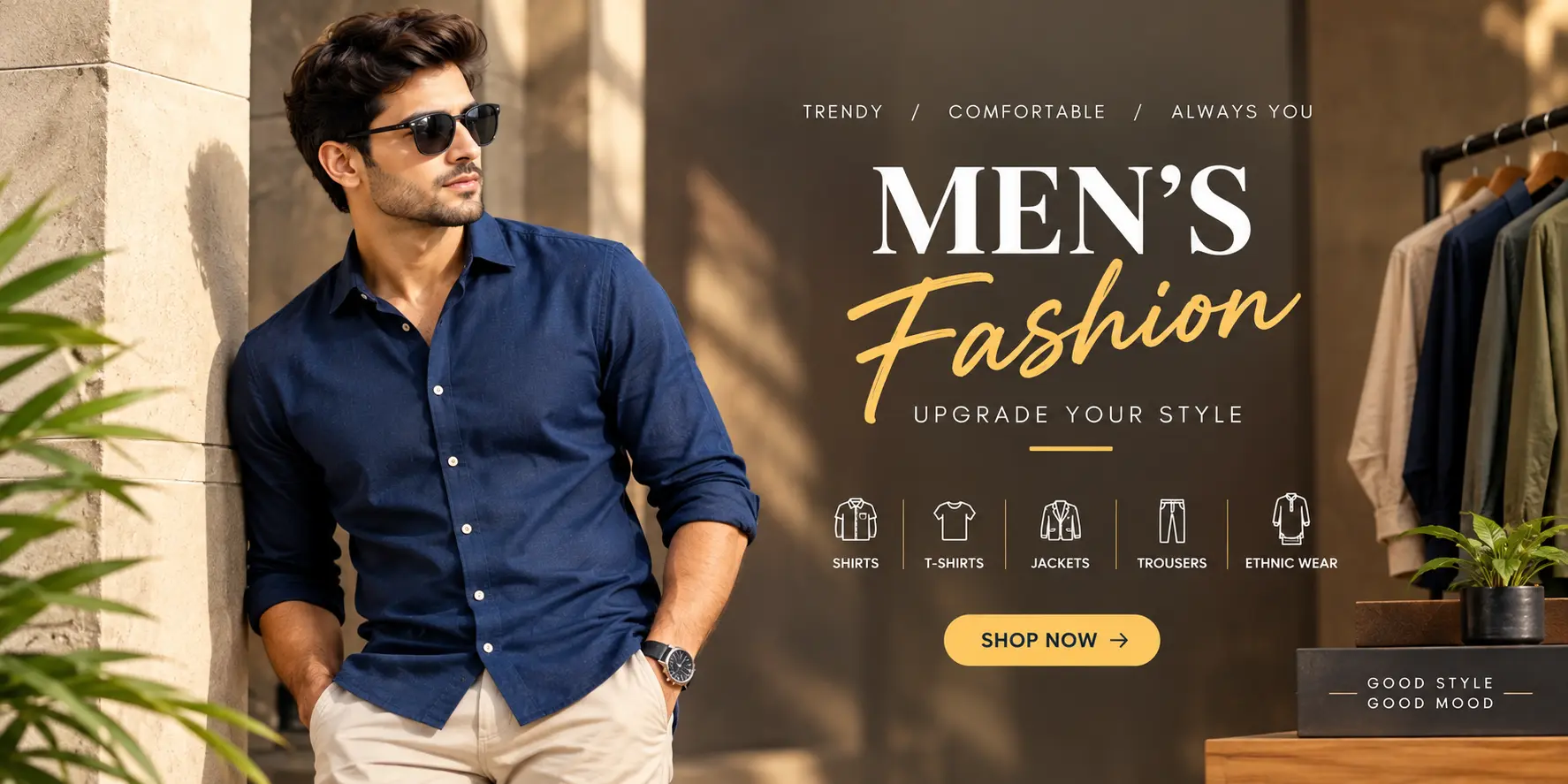 mens fashion banner new image